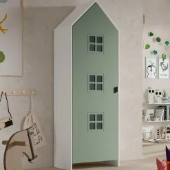 Vipack Kledingkast Casami Bruges - 58x37x172 cm - Groen