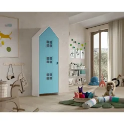 Vipack Kledingkast Casami Bruges - 58x37x172 cm - Blauw Online