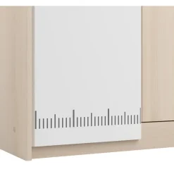 Leen Bakker Kledingkast Charly 2-deurs - acaciakleur - 180x85x52 cm Sale