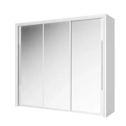 Gami Kledingkast Cody 231cm met 3 schuifdeuren & spiegel - wit Online