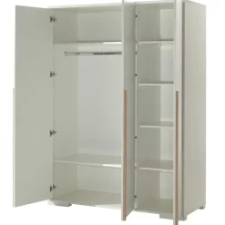Vipack Kledingkast London 146cm met 3 deuren - wit Clearance