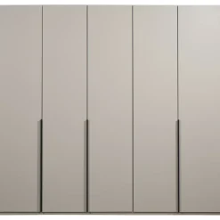 Leen Bakker Kledingkast Milaan 5-deurs - greige - 236x225x58 cm Hot
