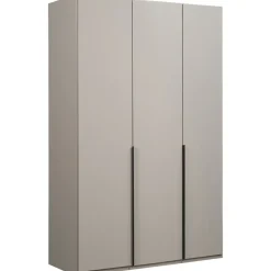 Leen Bakker Kledingkast Milaan 3-deurs - greige - 208x135x58 cm Clearance