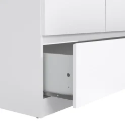 Leen Bakker Kledingkast Naia 2-deurs - hoogglans wit - 50x99x201 cm Hot