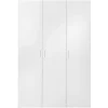 Leen Bakker Kledingkast Space 3-deurs - wit - 175,4x115,8x49,5 cm