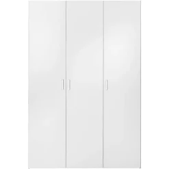 Leen Bakker Kledingkast Space 3-deurs - wit - 175,4x115,8x49,5 cm
