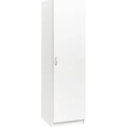 Leen Bakker Kledingkast Varia 1-deurs - wit - 175x49x50 cm Discount
