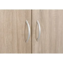 Leen Bakker Kledingkast Varia 3-deurs - licht eiken - 175x146x50 cm Hot