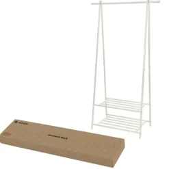 Merkloos Kledingrek - metaal - wit Best
