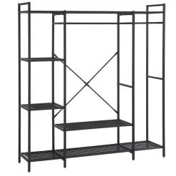 Emob Exclusive Kledingrek Marek - 160x40x171cm - zwart metaal Online