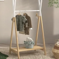 Vipack Kledingrek voor kinderen Kiddy - grenen/wit Discount