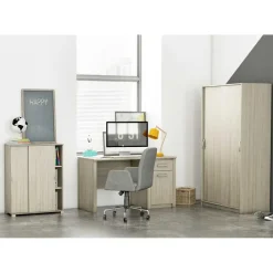 CBA Kleerkast Lorrie 2 schuifdeuren, 1 kledingroede en 3 legplanken-Shannon eik Best