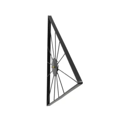 Art for the Home Klok - Luxe Zwarte Driehoek Hangende Klok Online