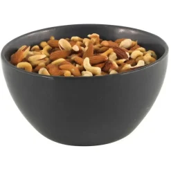 Merkloos Kom - aardewerk - zwart - stapelbaar - D14 x 7.5 cm - schaaltje New