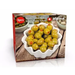 Merkloos Kommetjes - aardewerk - stervormig - 3x - 10 cm - snackschaaltjes Discount