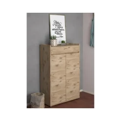 Loft24 Kosmo - Schoenenkast met 2 deuren in eiken effect New