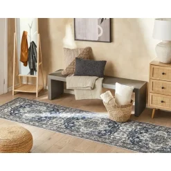 Beliani KOTTAR - Loper - Grijs - 80 x 300 cm - Polyester