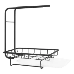 QUVIO Krumble Aanrecht organizer - Metaal - Zwart Clearance