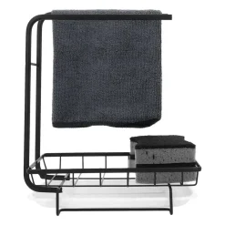 QUVIO Krumble Aanrecht organizer - Metaal - Zwart Clearance