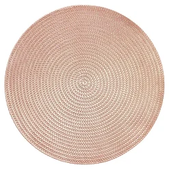 Krumble Placemat rond - PVC - Rosegoud Online