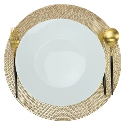 Krumble Placemat rond - PVC - Goud Best