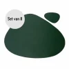 Krumble Placemat set design - 8 stuks - Groen Clearance