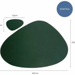 Krumble Placemat set design - 6 stuks - Groen Outlet