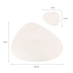 Krumble Placemat set design - 6 stuks - Wit Outlet