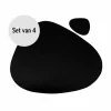 Krumble Placemat set design - 4 stuks - Zwart New
