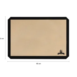 Krumble Siliconen bakmat - Silicoon - Glasvezel - Zwart - 40x60 cm