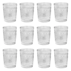 Krumble Waterglas vintage - 260 ml - Set van 12 New