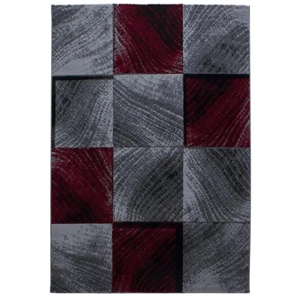 Muratap Laagpolig Vloerkleed Plus - Grijs Rood - 160x230 cm - Tapijt Woonkamer Online