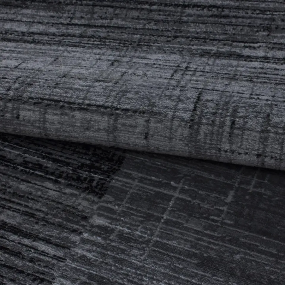 Muratap Laagpolig Vloerkleed Plus - Grijs Zwart - 240x340 cm - Tapijt Woonkamer Discount