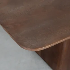 LABEL51 Eetkamertafel Owen - Espresso - Mangohout