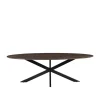 LABEL51 Eettafel James Ovaal Espresso 240cm Outlet
