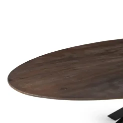 LABEL51 Eettafel James Ovaal Espresso 240cm Outlet