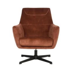 LABEL51 Fauteuil Toby Rust Velours Outlet