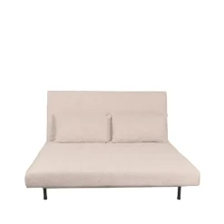 LABEL51 Slaapbank Double Bouclé Naturel/Zwart Discount