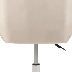 Leen Bakker LABELLE - Bureaustoel - Beige - Fluweel Sale