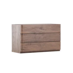 Fjôrd Ladekast 3 Lades - Donkerbruin MDF - 100x48x60cm - Noble Discount