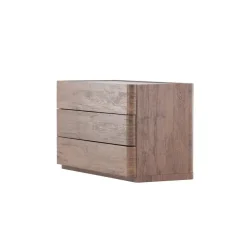 Fjôrd Ladekast 3 Lades - Donkerbruin MDF - 100x48x60cm - Noble Discount