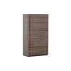 Fjôrd Ladekast 5 Lades - Donkerbruin MDF - 55x35x100cm - Noble New