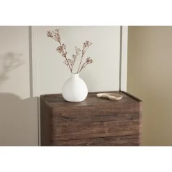 Fjôrd Ladekast 5 Lades - Donkerbruin MDF - 55x35x100cm - Noble New