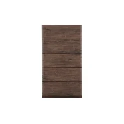 Fjôrd Ladekast 5 Lades - Donkerbruin MDF - 55x35x100cm - Noble New