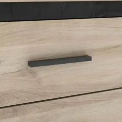 CBA Ladekast Collins-Kronberg eik/Sidewalk zwart New