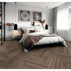 Leen Bakker Laminaat Herringbone - visgraat donker eiken Hot