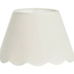 Leen Bakker Lampenkap Florine - off-white katoen - 19xØ30 cm Hot