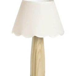 Leen Bakker Lampenkap Florine - off-white katoen - 19xØ30 cm Hot