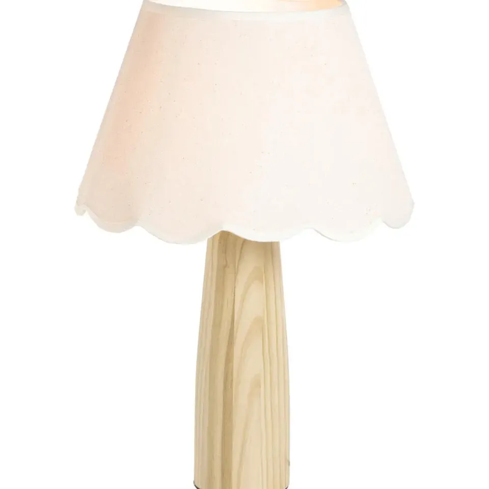 Leen Bakker Lampenkap Florine - off-white katoen - 19xØ30 cm Hot