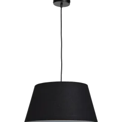 Leen Bakker Lampenkap Lika voor hanglamp zwart - Ø40xØ30x21 cm Outlet